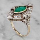 1.98 Carat Marquise Cut Colombian Emerald