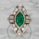 1.98 Carat Marquise Cut Colombian Emerald