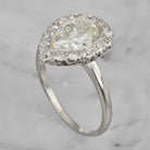1.99 Carat Antique Pear Cut Diamond