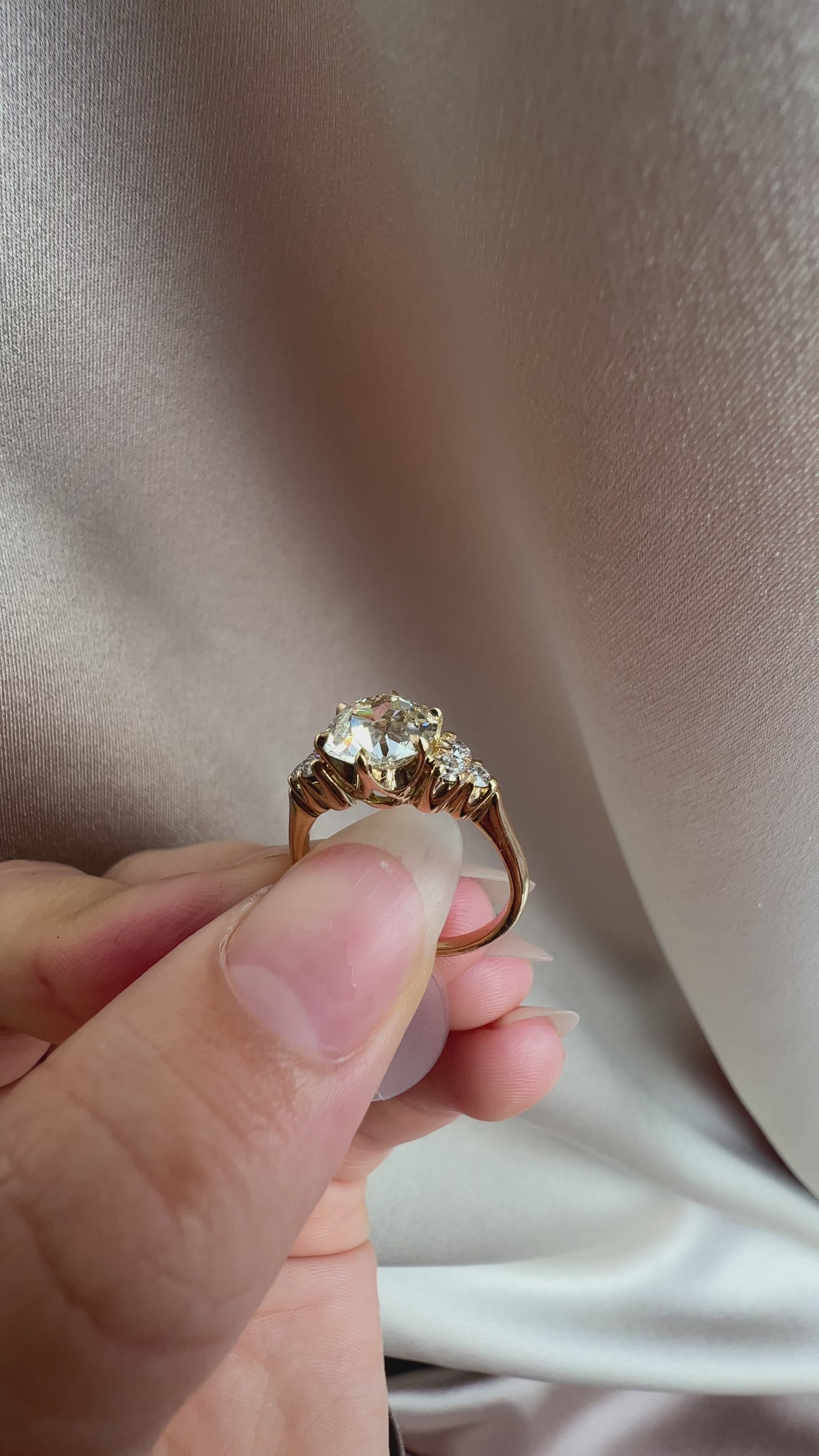 Old European cut diamond 