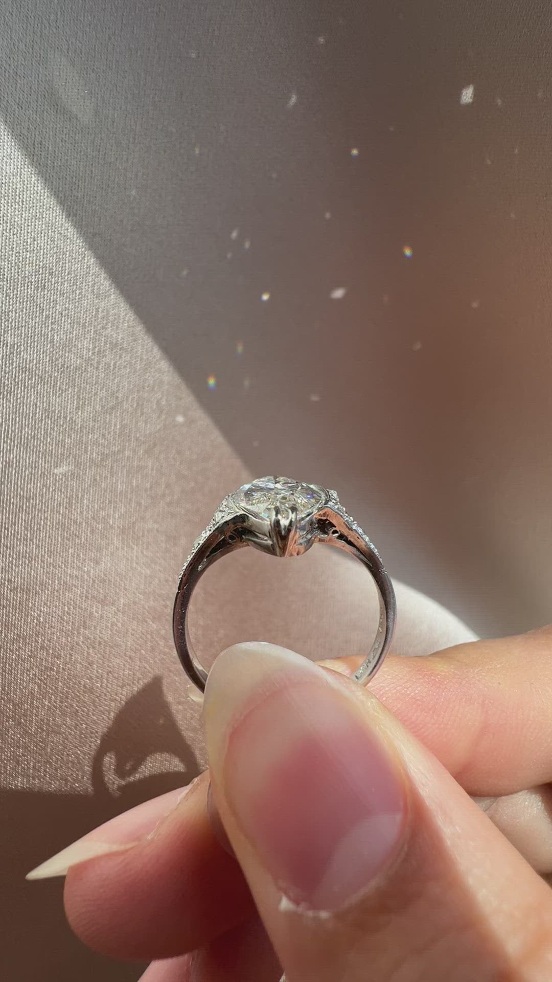 Marquise/Oval cut diamond 