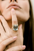 14.57ct Aquamarine Unique Aquamarine Engagement Ring