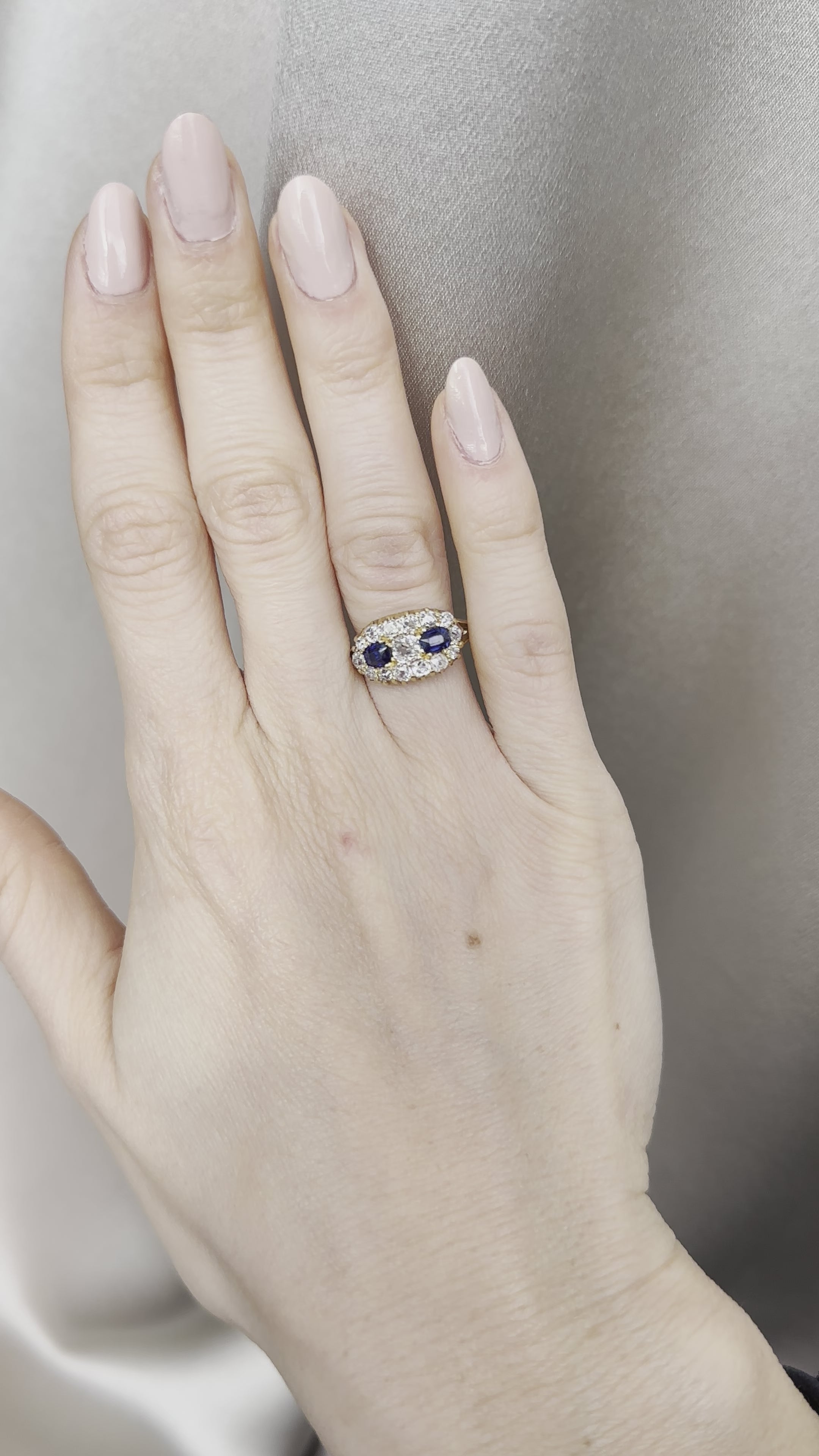 diamond in yellow gold setting