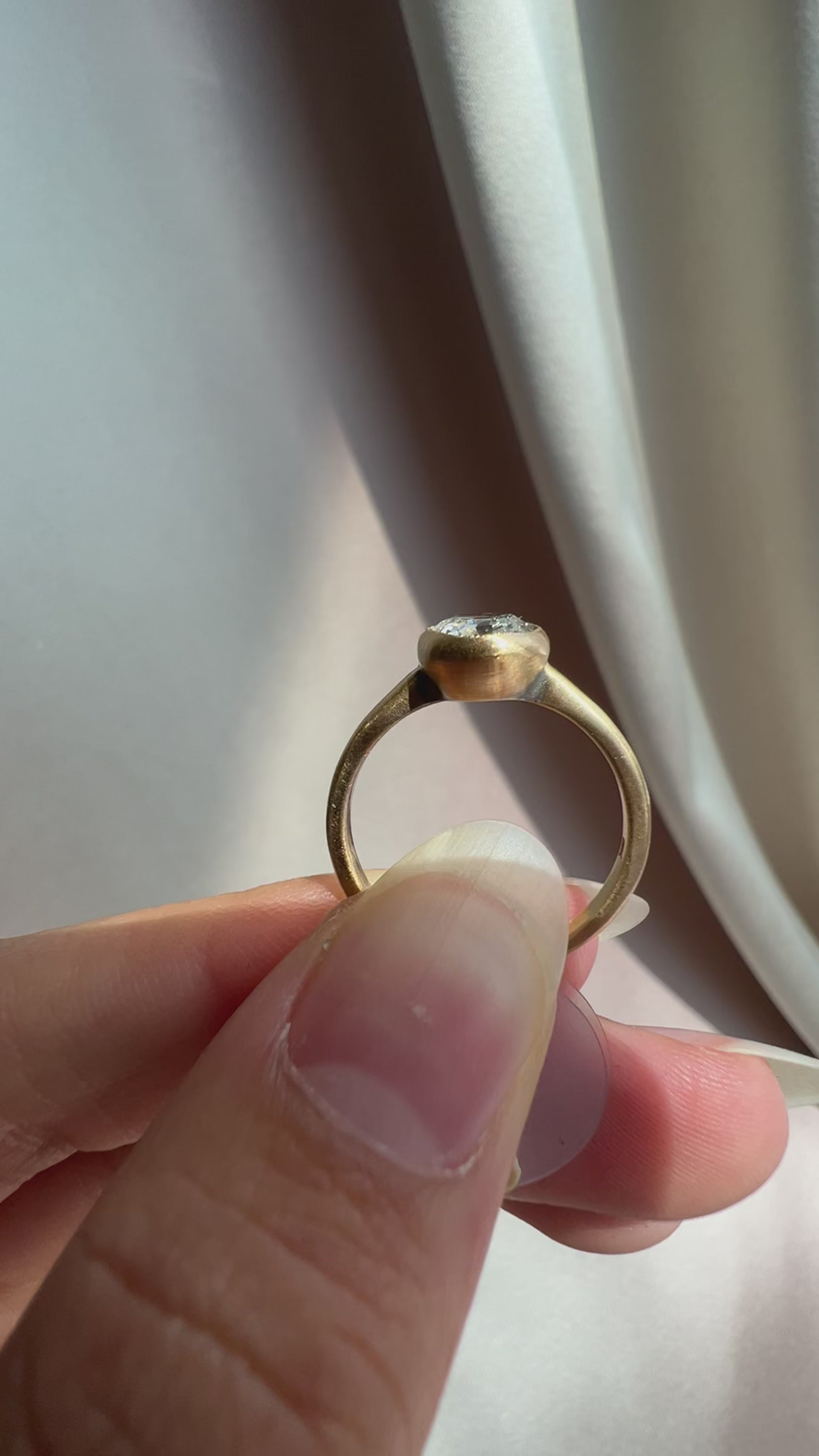  videos and images of vintage -Old Mine cut diamond 