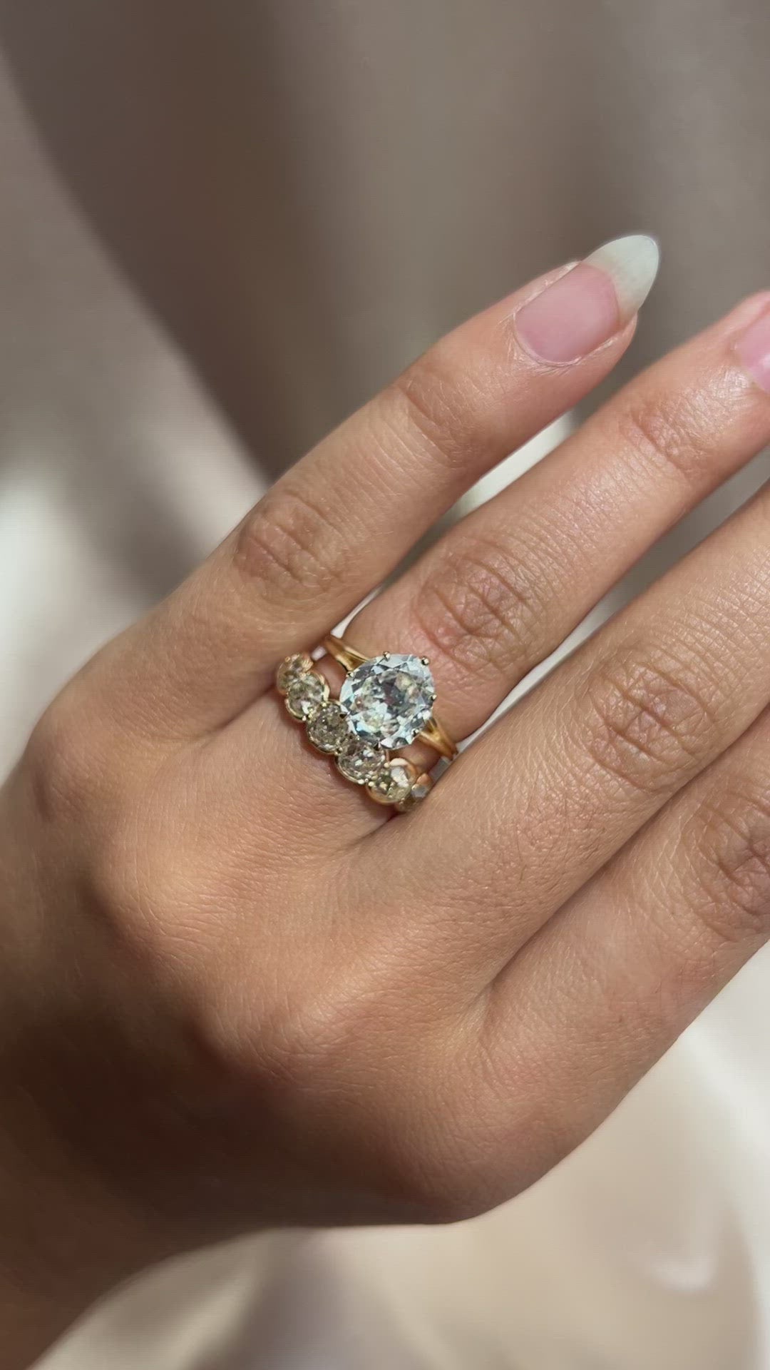 Old Mine cut diamond 