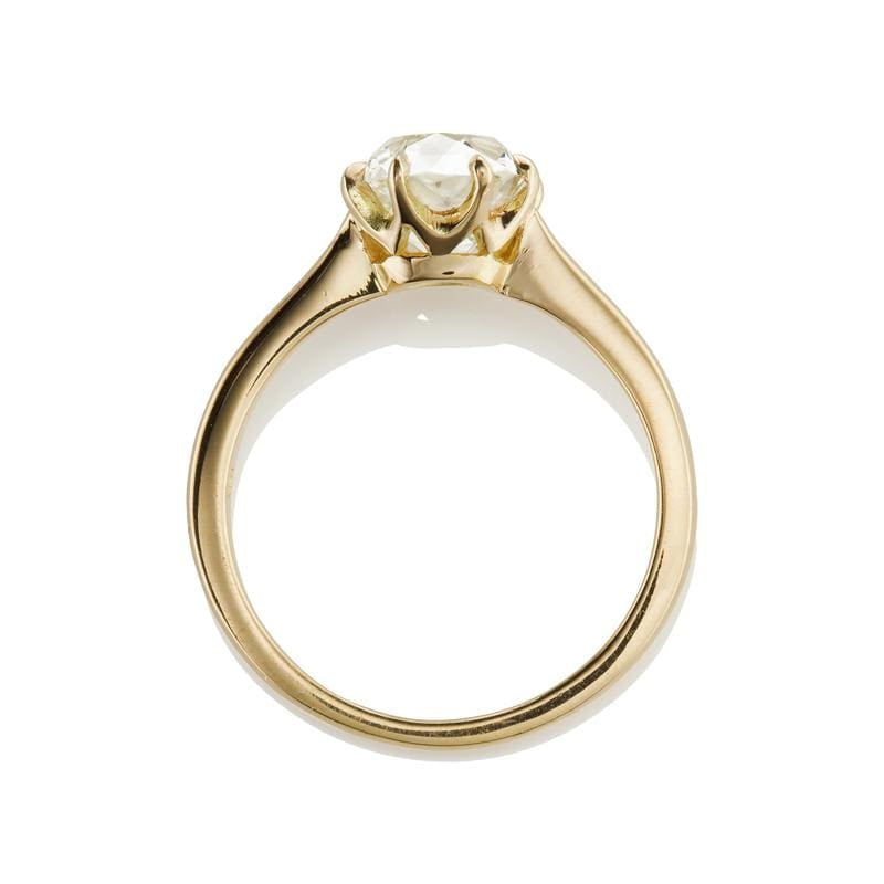 2.00ct old mine cut diamond Ring