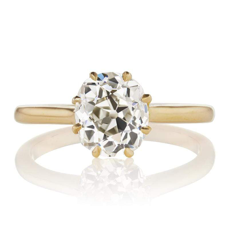 2.00ct old mine cut diamond Ring