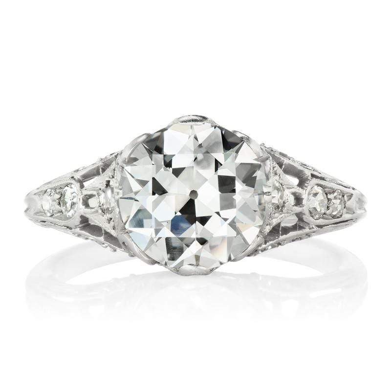 2 Carat Diamond Engagement Ring Circa 1915 | Victor Barbone