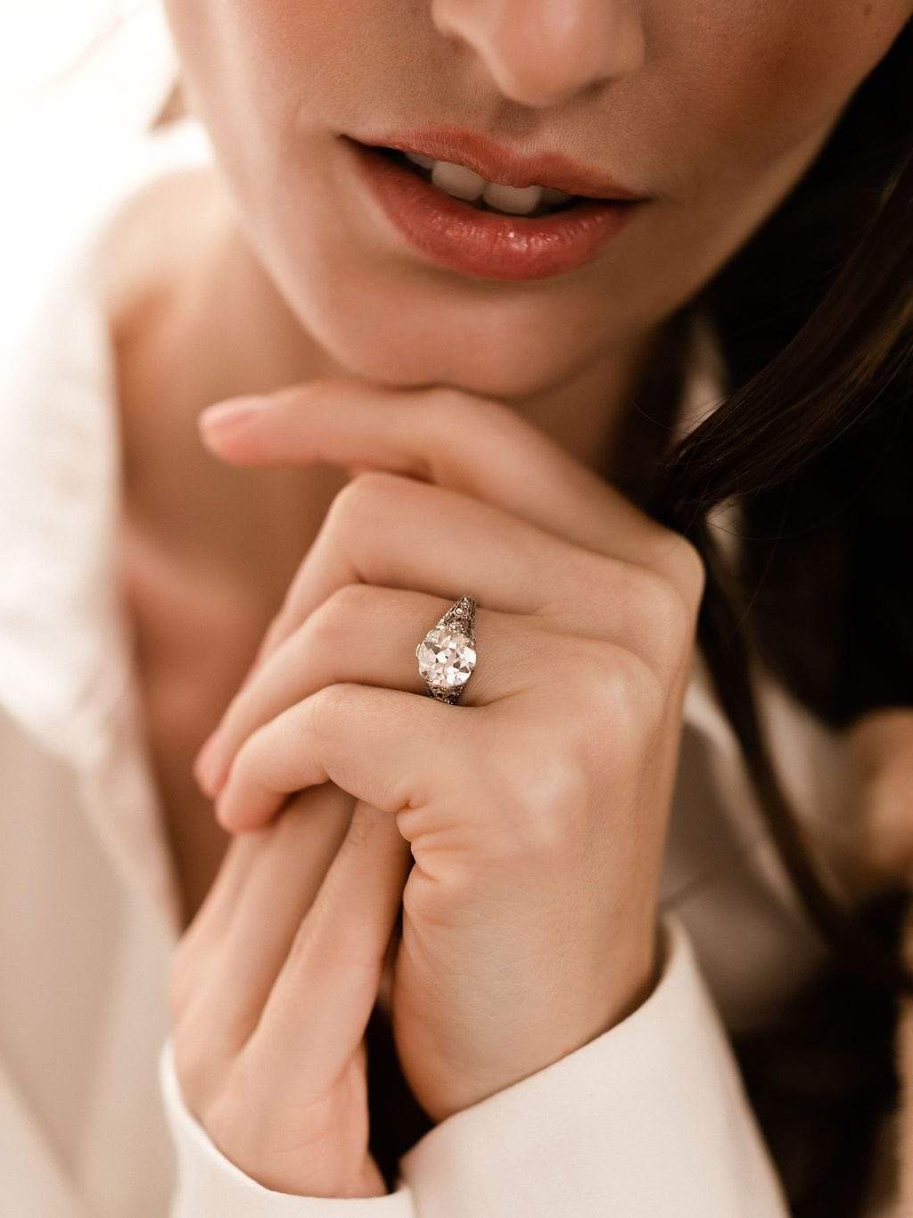 2.01ct old European cut diamond