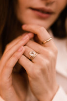 2.02 old mine cut diamond 2 Carat Bezel Set Solitaire Engagement Ring