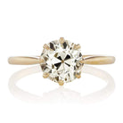 2.02ct old mine cut diamond Ring