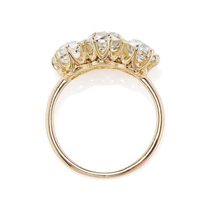 2.03ct old mine cut diamond Ring