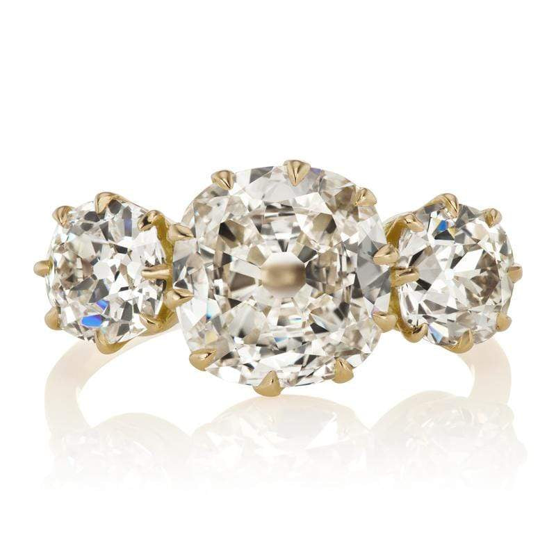 2.03ct Old Mine Cut Diamond Ring