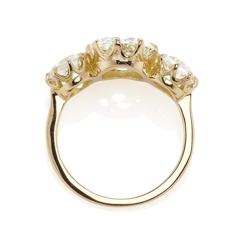 2.03ct Old Mine Cut Diamond Ring