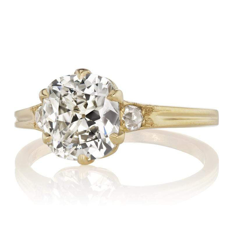 2.05ct old mine cut diamond Ring