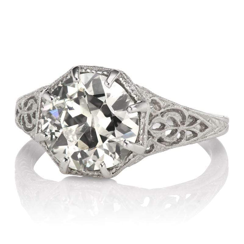 2.06ct old European cut diamond Ring