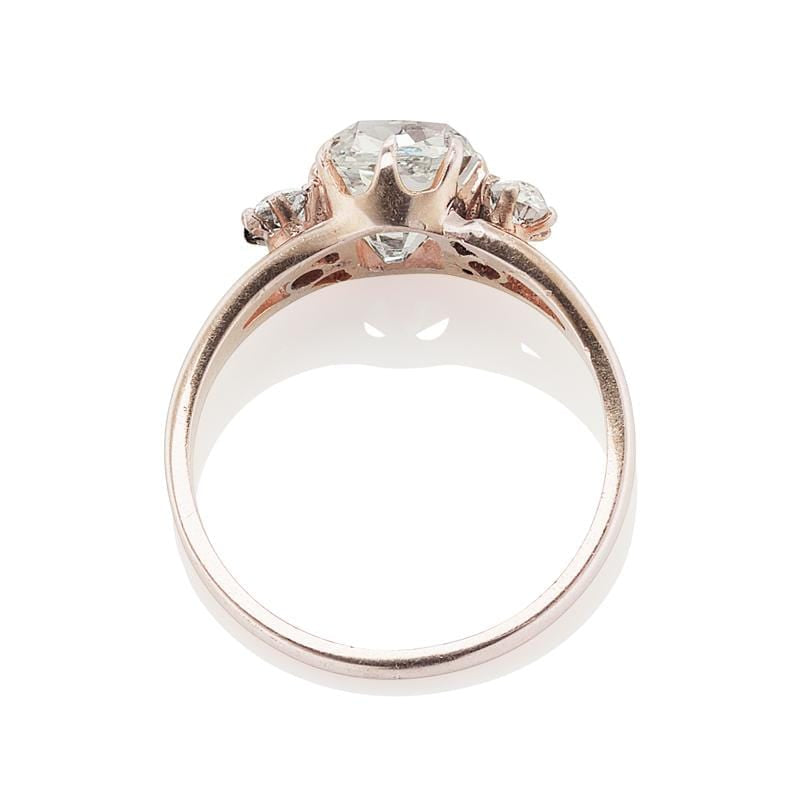 2.06ct old mine cut diamond