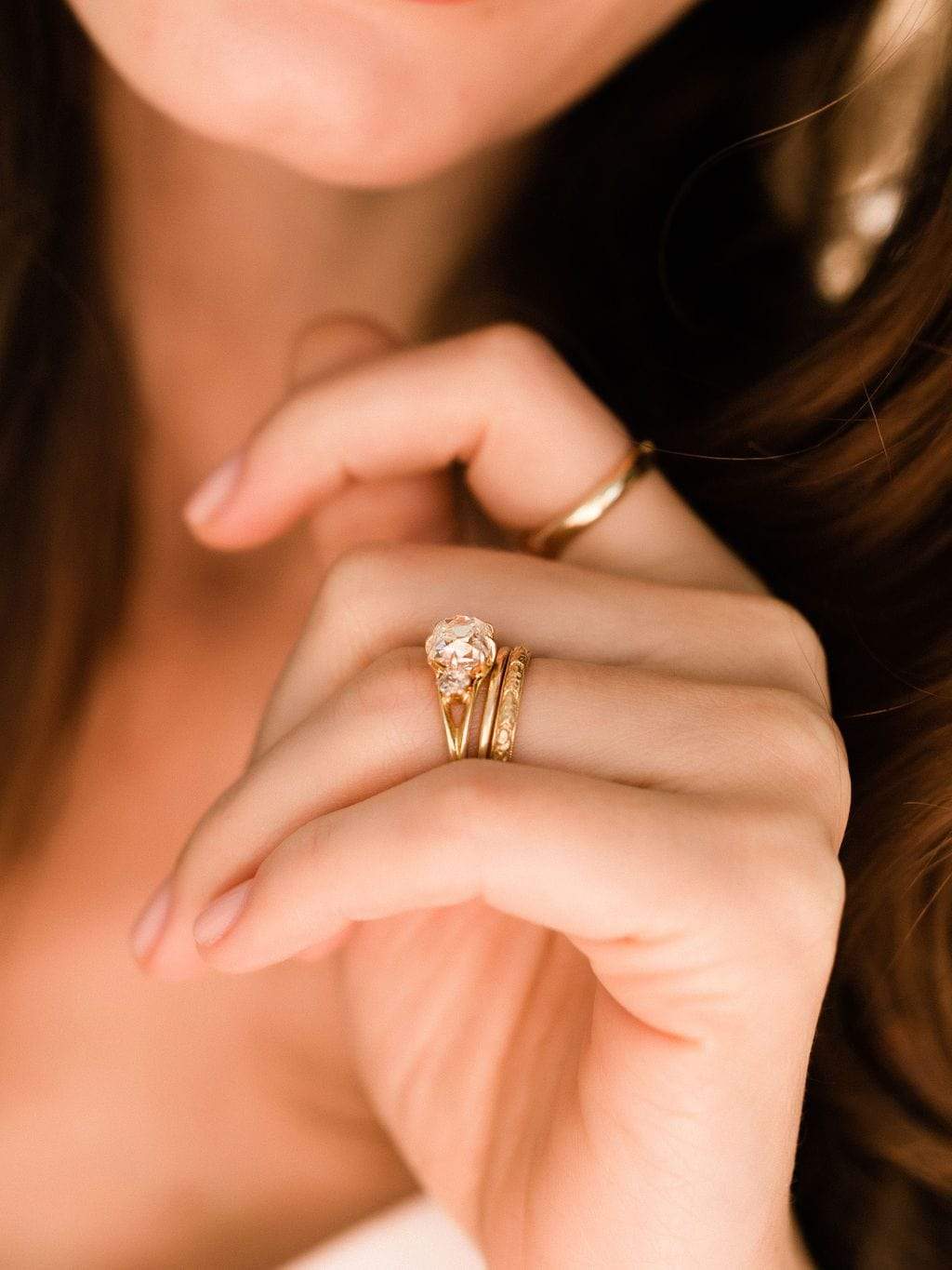 2.06ct old mine cut diamond