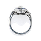 2.07 ct Art Deco Era Diamond with a Halo of Sapphires 