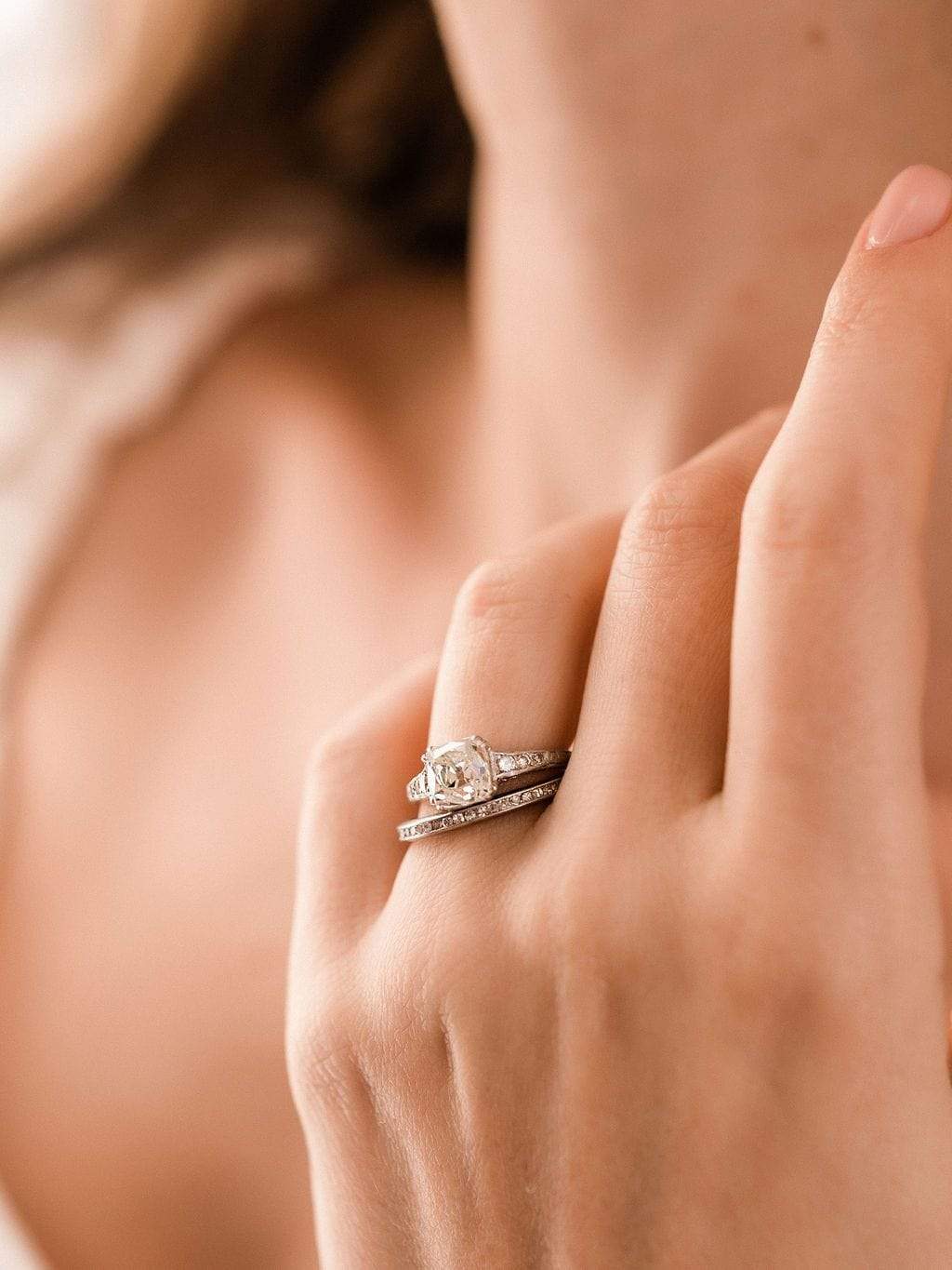 2.07ct old mine cut diamond