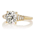 2.08ct old mine cut diamond Ring