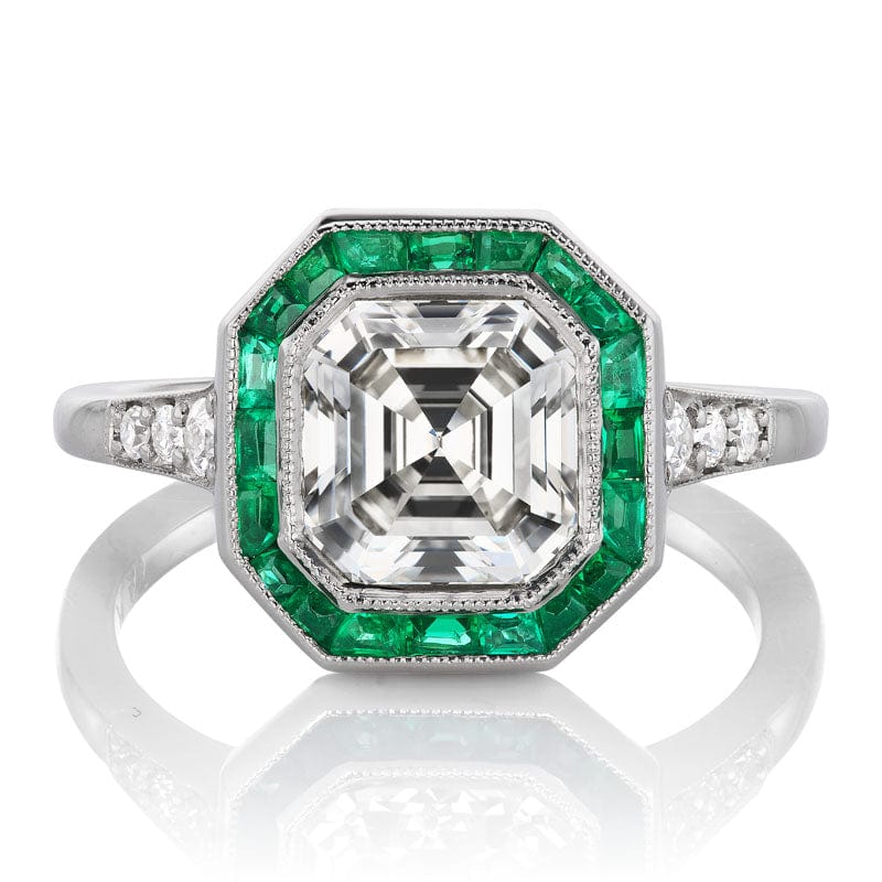 2.11ct asscher cut diamond