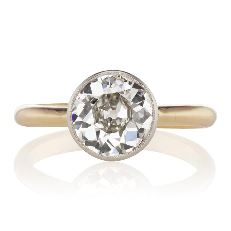 2.11ct old European cut diamond Ring