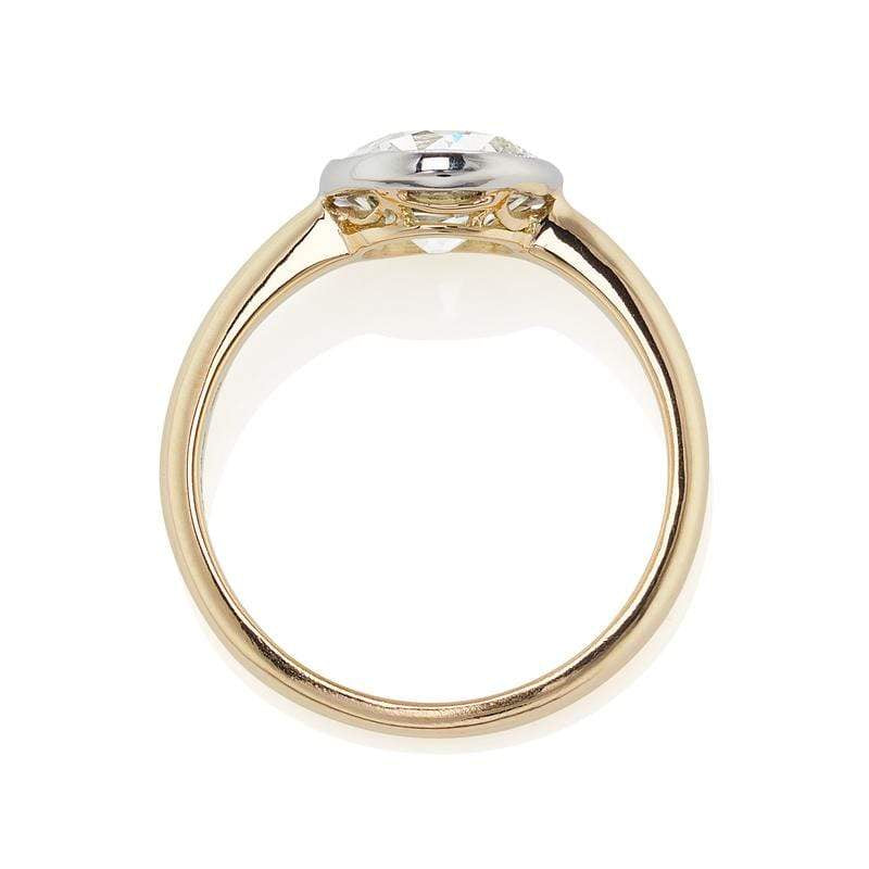 2.11ct old European cut diamond Ring