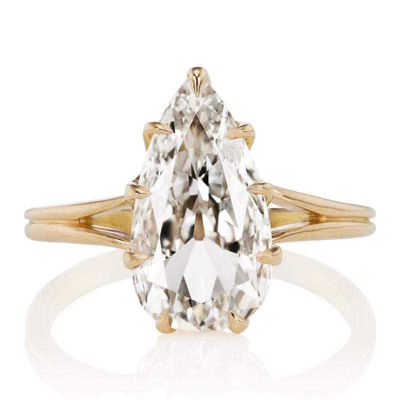 2.12ct Pear cut diamond Ring