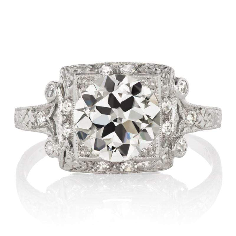 2.12ct Transitional cut diamond Ring