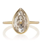 2.13ct Pear cut diamond Ring