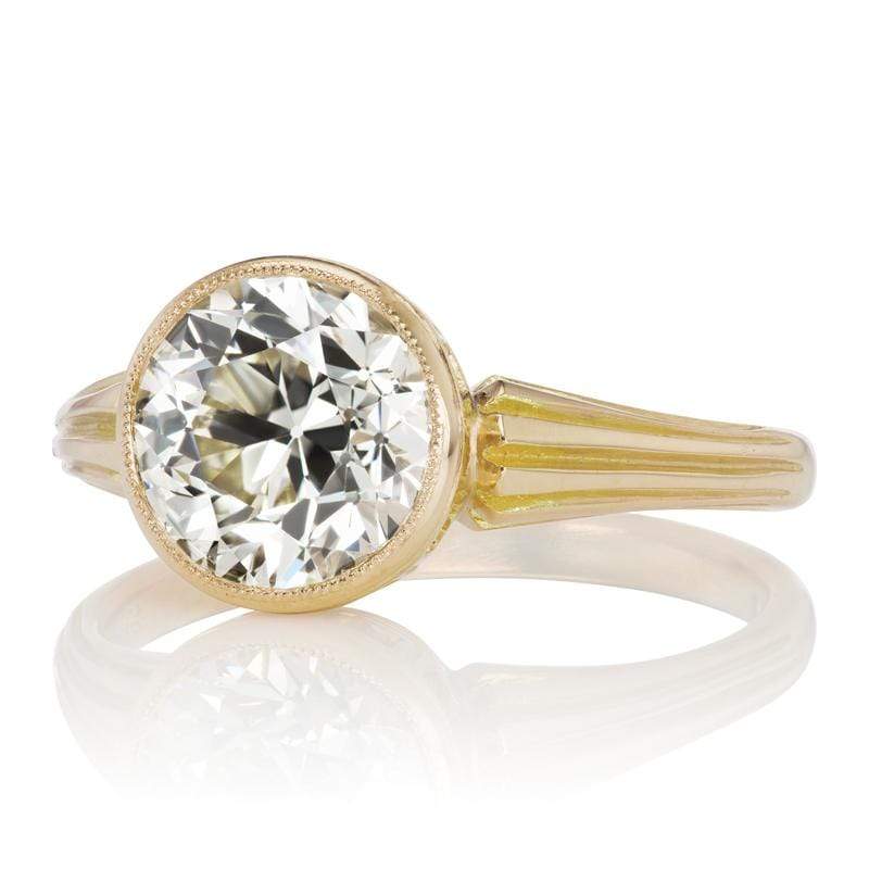 2.13ct Transitional cut diamond Ring