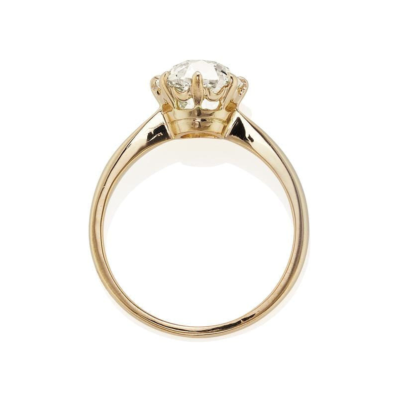 2.14ct old European cut diamond Ring