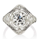 2.14ct old European cut diamond Ring