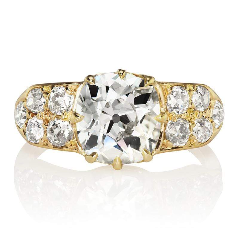 2.14 ct Wide Shank Diamond Engagement Ring | Victor Barbone