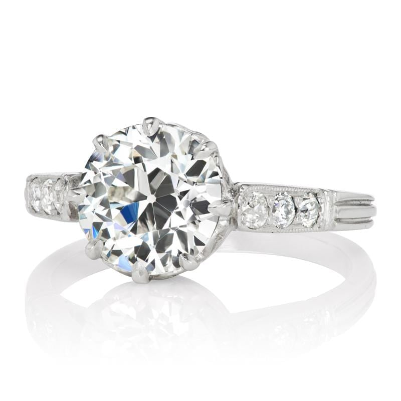 2.14ct Transitional cut diamond Ring