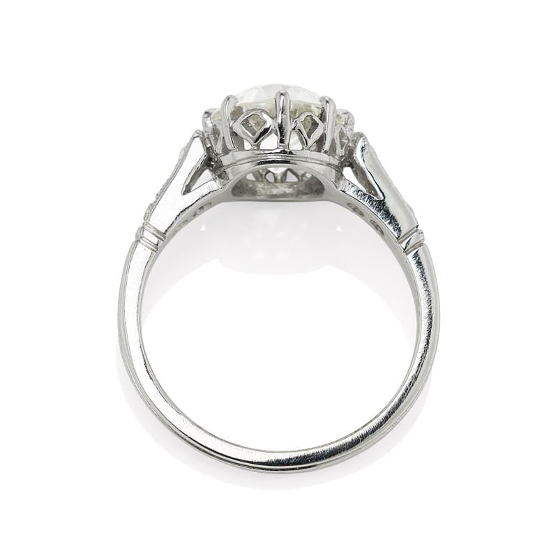 2.14ct Transitional cut diamond Ring