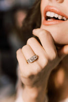 2.15ct old mine cut diamond Ring