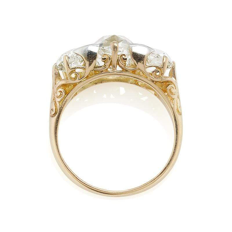 2.15ct old mine cut diamond Ring