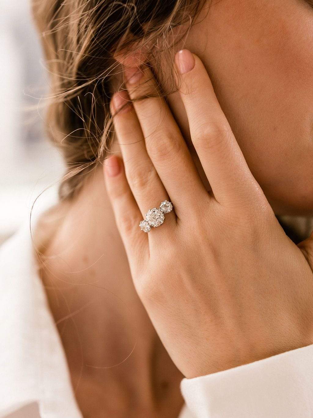 2.16ct old mine cut diamond