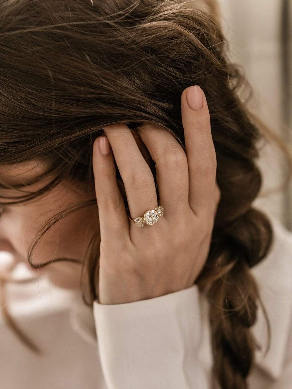 2.16ct old mine cut diamond