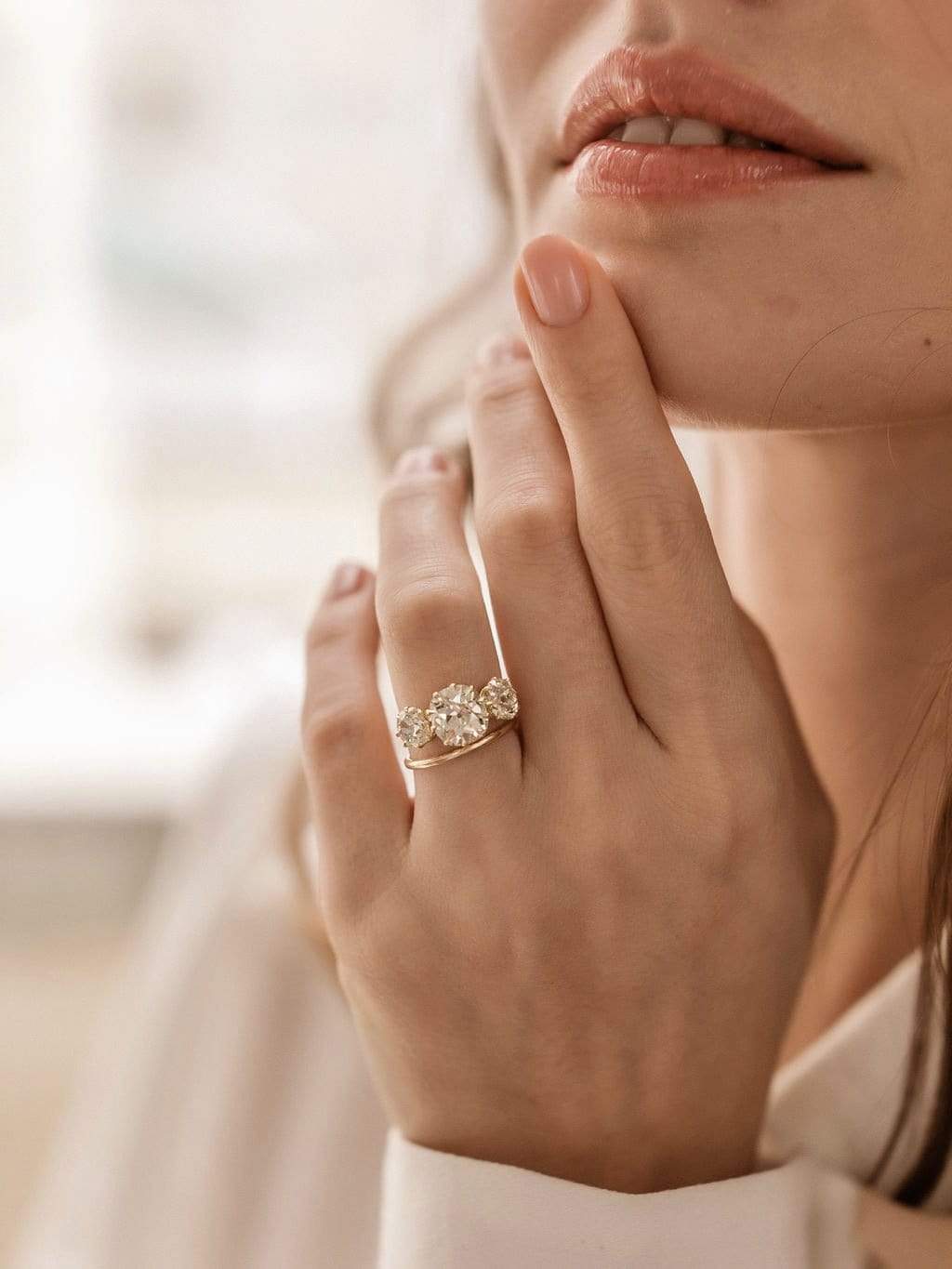 2.16ct old mine cut diamond