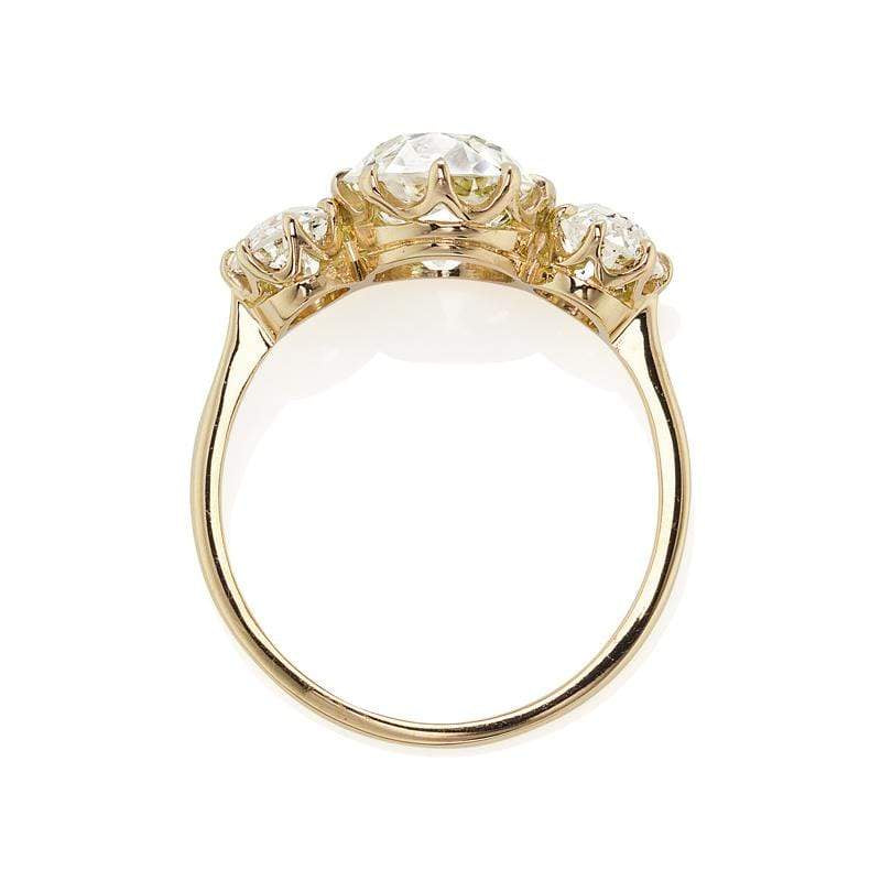 2.17ct old mine cut diamond Ring