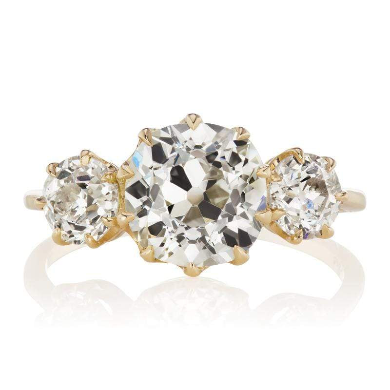 2.17ct old mine cut diamond Ring