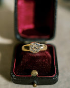 2.17ct old mine cut diamond Rings