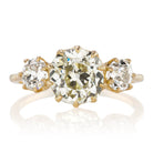 2.18ct old mine cut diamond Ring