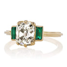 2.19ct old mine cut diamond Ring