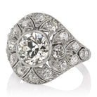 2.22ct old European cut diamond Ring