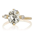 2.22ct old mine cut diamond Ring