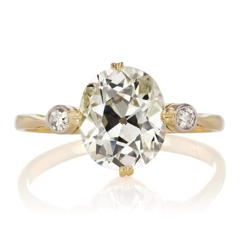 2.22ct old mine cut diamond Ring
